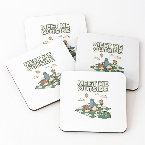 Item preview, Meet Me Outside Folk Picnic Design designed and sold by GoofyShopp.