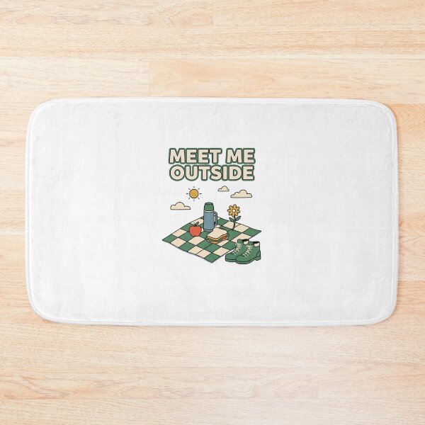 Item preview, Meet Me Outside Folk Picnic Design designed and sold by GoofyShopp.
