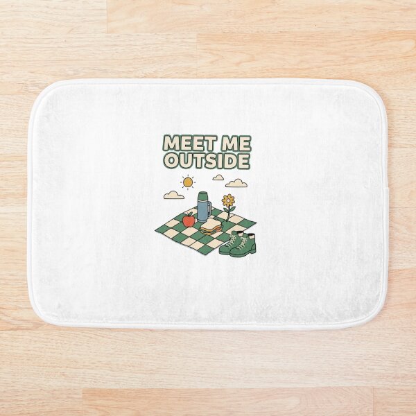 Artikelvorschau, Meet Me Outside Folk Picnic Design entworfen und verkauft von GoofyShopp.