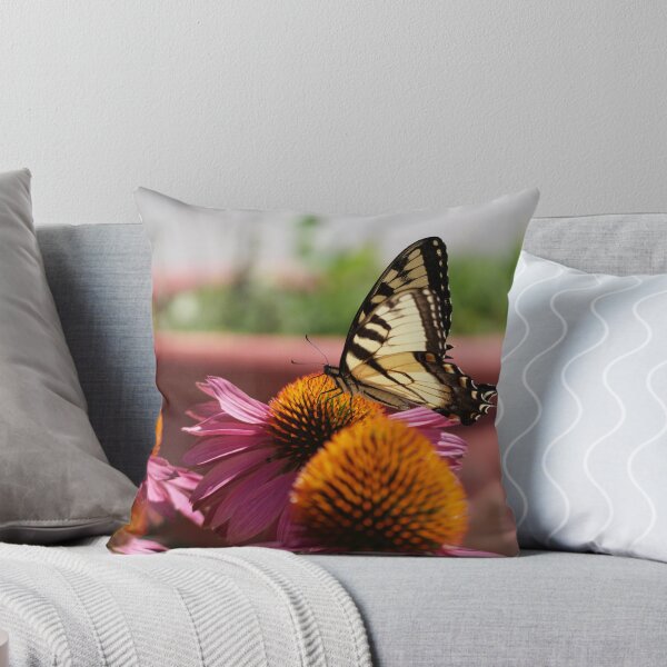 Item preview, swallowtail butterfly on coneflower designed and sold by distracted.