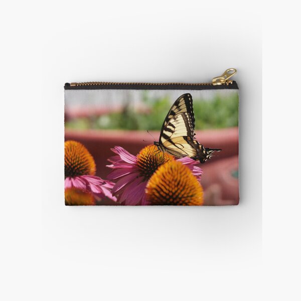 Item preview, swallowtail butterfly on coneflower designed and sold by distracted.