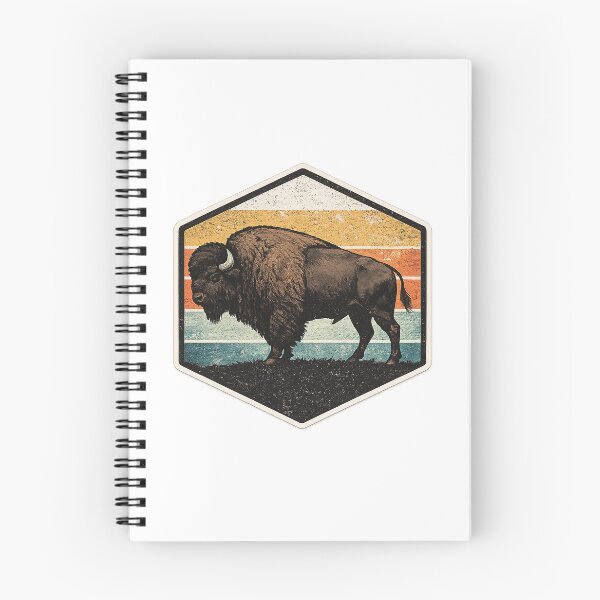 Item preview, Vintage American Bison Retro Wildlife Graphic designed and sold by Moratasaid.