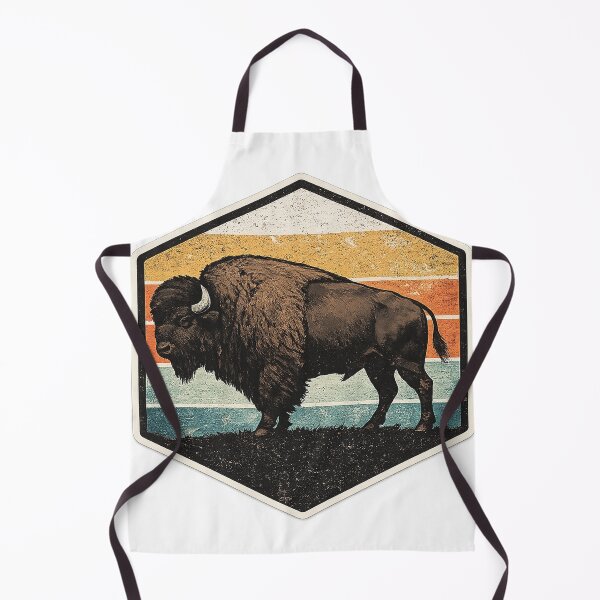 Item preview, Vintage American Bison Retro Wildlife Graphic designed and sold by Moratasaid.
