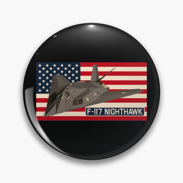 Item preview, F-117 Nighthawk Stealth Aircraft American Flag Aviation designed and sold by MilitaryMart.