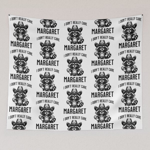 Item preview, I Don't Really Care Margaret Raccoon Cowboy designed and sold by StuckOnTees.