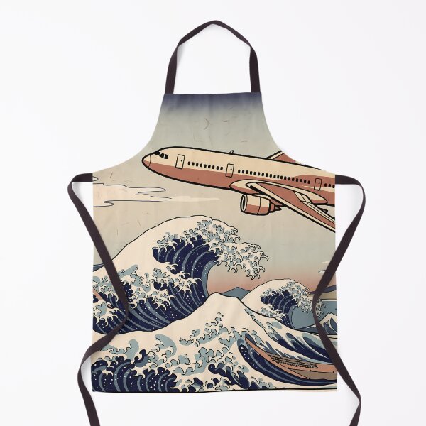 Item preview, Great Wave Mount Fuji Airplane designed and sold by Design-Illusi0n.