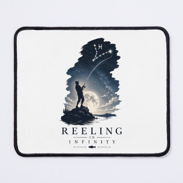 Item preview, Cosmic Pisces Fishing Poster designed and sold by teemix.