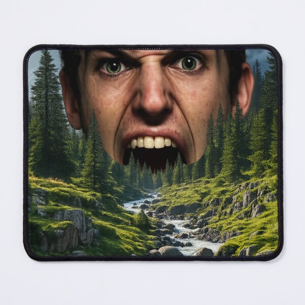 Item preview, Inner Rage Surreal Nature Collage Art designed and sold by ArtisticHeart21.