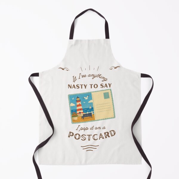 Item preview, If I've anything nasty to say, I pop it on a postcard. Victoria Wood Quote. designed and sold by DontKnowMuch.