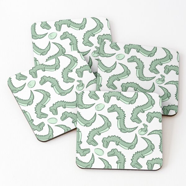 Item preview, Prehistoric rotation: funny green dinos with eggs - cute rotating dinosaurs designed and sold by kobyakov.