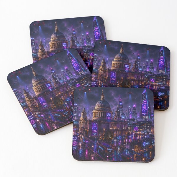 Item preview,  London 2150 | Cyberpunk Thames | Futuristic Skyline designed and sold by NSAstore.