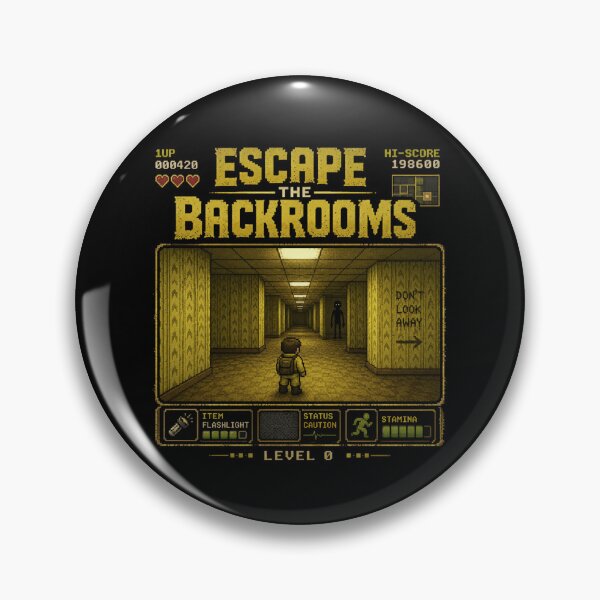 Item preview, Escape the Backrooms designed and sold by gorillamask.
