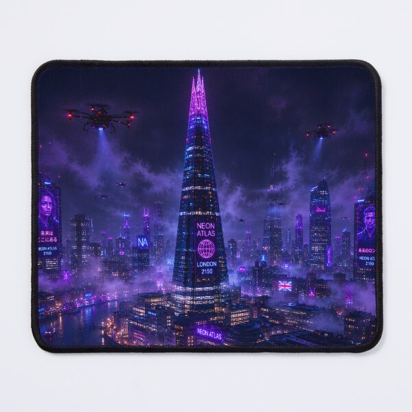 Item preview,  London 2150 | Cyberpunk Thames | Futuristic Skyline designed and sold by NSAstore.