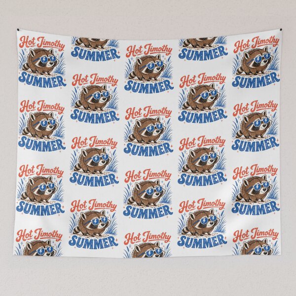 Item preview, Hot Jimothy Summer Cool Raccoon Sunglasses Retro designed and sold by StuckOnTees.