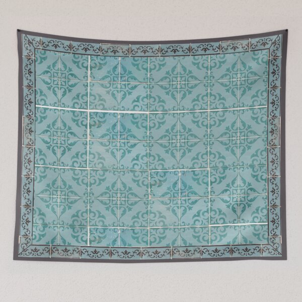 Item preview, Victorian Turquoise Ceramic Tiles designed and sold by Anna Lemos.
