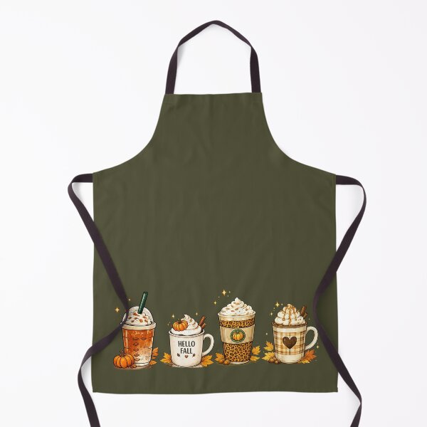 Item preview, Cozy Fall Coffee Cups Autumn Illustration designed and sold by Lapky Shop.