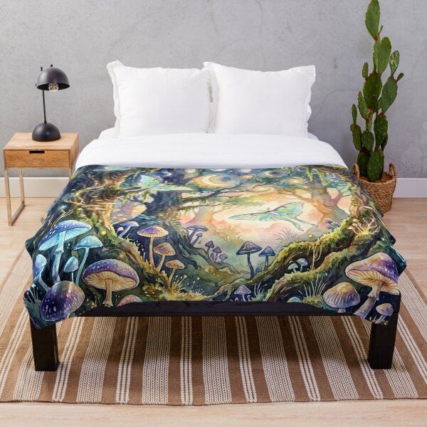 Item preview, Celestial Fairy Mushroom Forest Dreams designed and sold by Storybook Botanica.