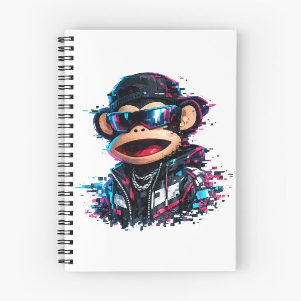 Item preview, Cyberpunk Julius Glitchwave Monkey designed and sold by teemix.