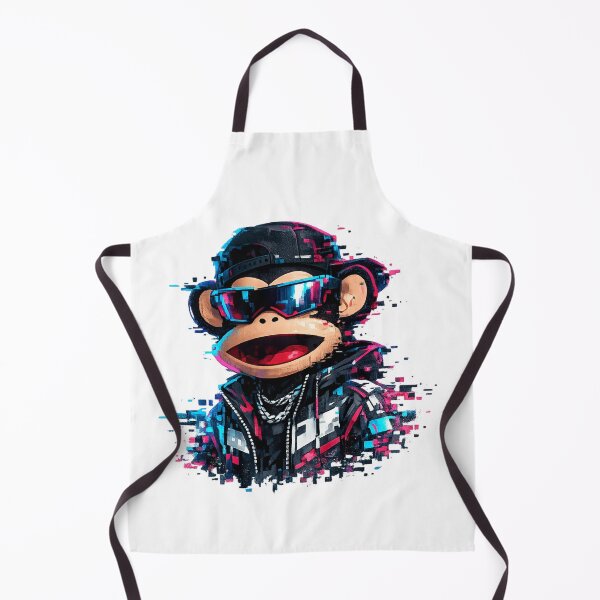Item preview, Cyberpunk Julius Glitchwave Monkey designed and sold by teemix.