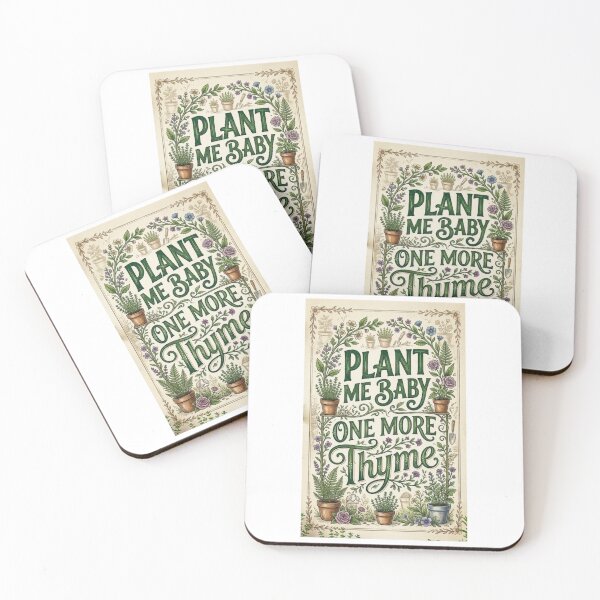 Item preview, Plant Me Baby One More Thyme designed and sold by FitEnvy.