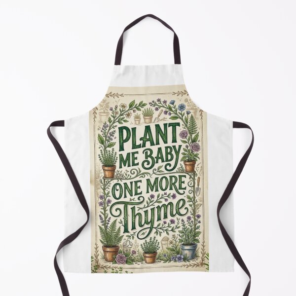 Item preview, Plant Me Baby One More Thyme designed and sold by FitEnvy.