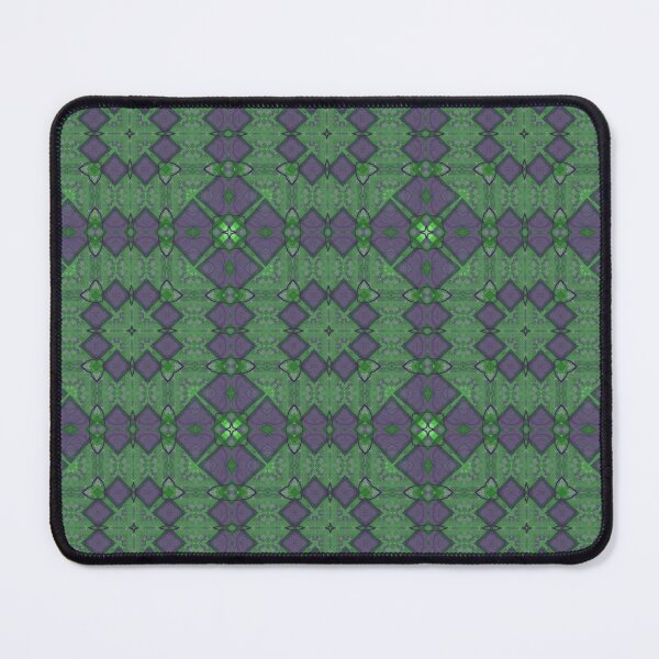Item preview, Green and Purple Geometric Abstract Pattern designed and sold by SweetLilith.