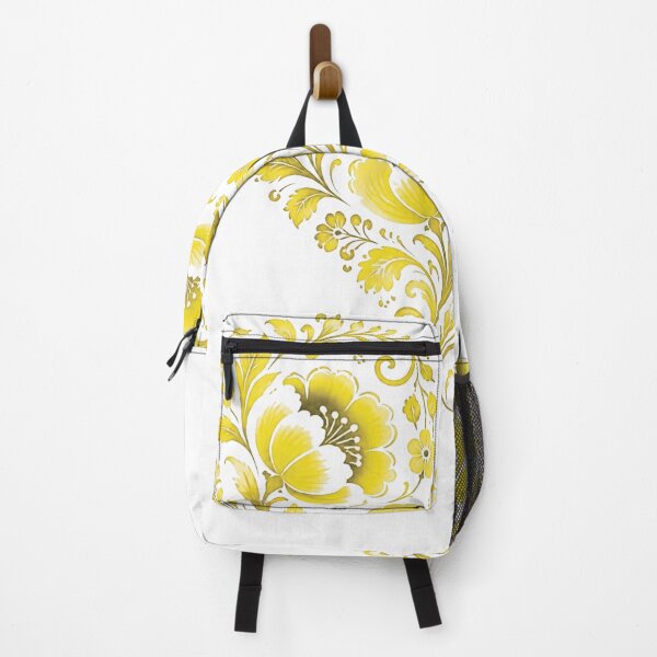 Item preview, Heart Silhouette with Yellow Floral Pattern in Porcelain Style designed and sold by Lucia Amaris Art.