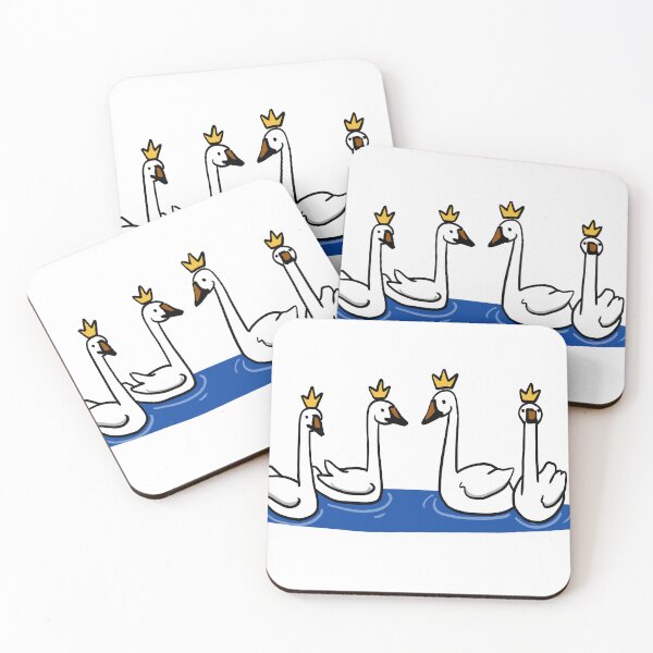 Item preview, Children of lir four swans designed and sold by Artstudio-JiJi.