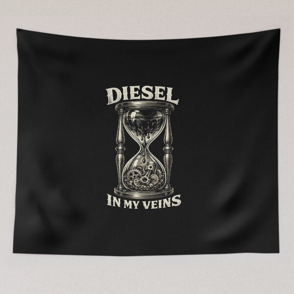 Item preview, Diesel in My Veins Hourglass designed and sold by teemix.