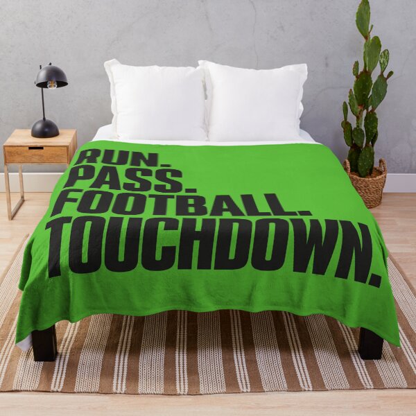 Item preview, Run. Pass. Football. Touchdown. | Bold Football Typography designed and sold by elcarnero.