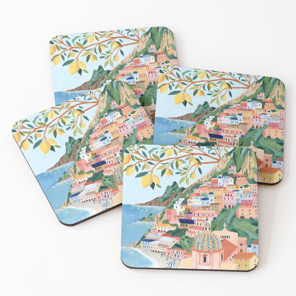 Item preview, Positano, Amalfi Coast designed and sold by POSTERIOCREW.