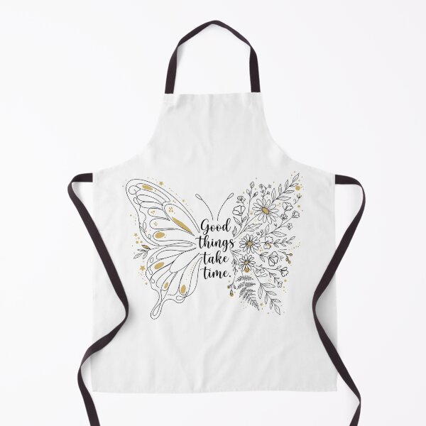 Item preview, Good Things Take Time Floral Butterfly Inspirational Quote designed and sold by Nitta Studio.