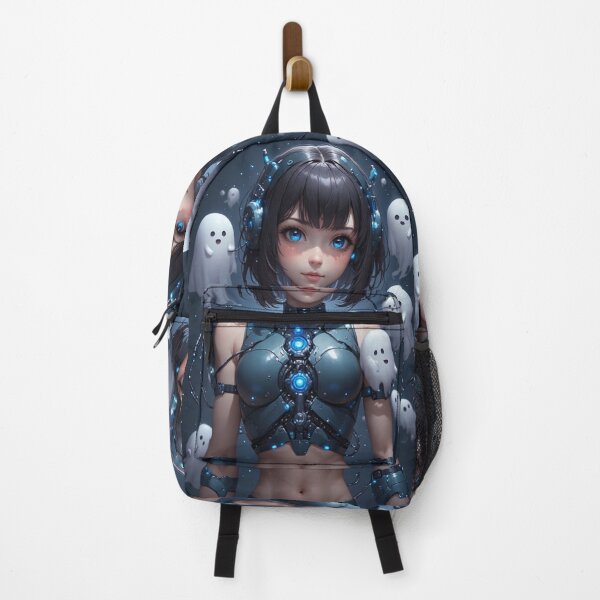 Item preview, 3D anime android girl and ghosts designed and sold by ArtsJulian.
