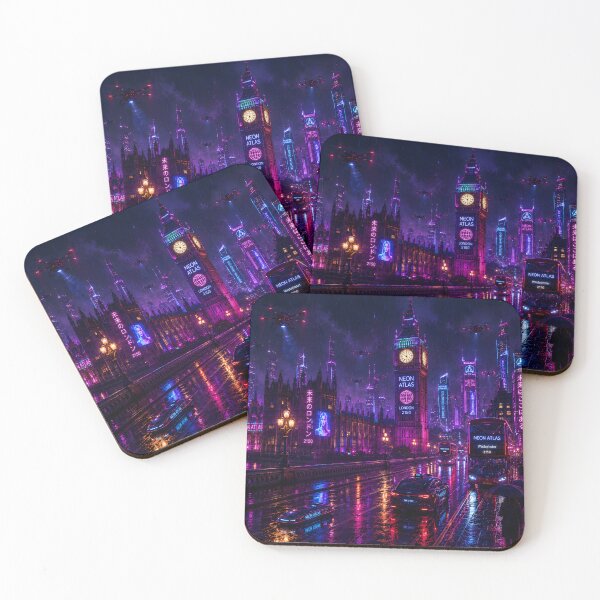 Item preview,  London 2150 | Cyberpunk Thames | Futuristic Skyline designed and sold by NSAstore.