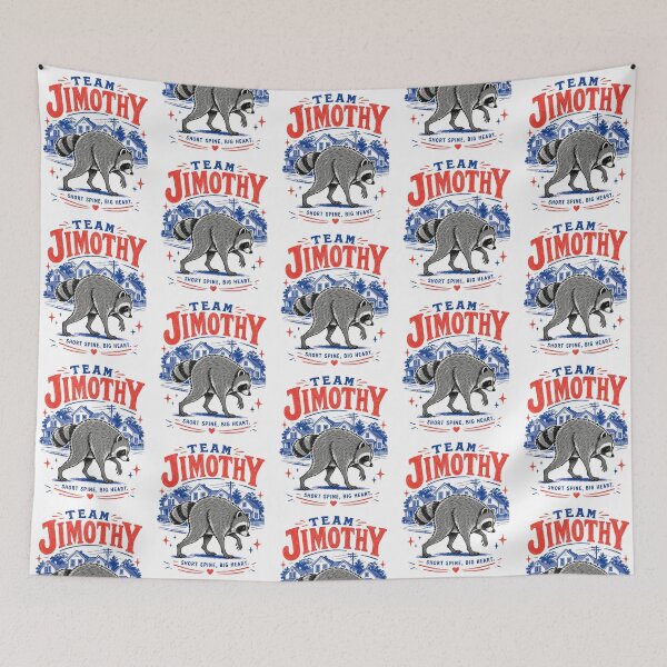 Item preview, Team Jimothy Raccoon Short Spine Big Heart Design designed and sold by StuckOnTees.