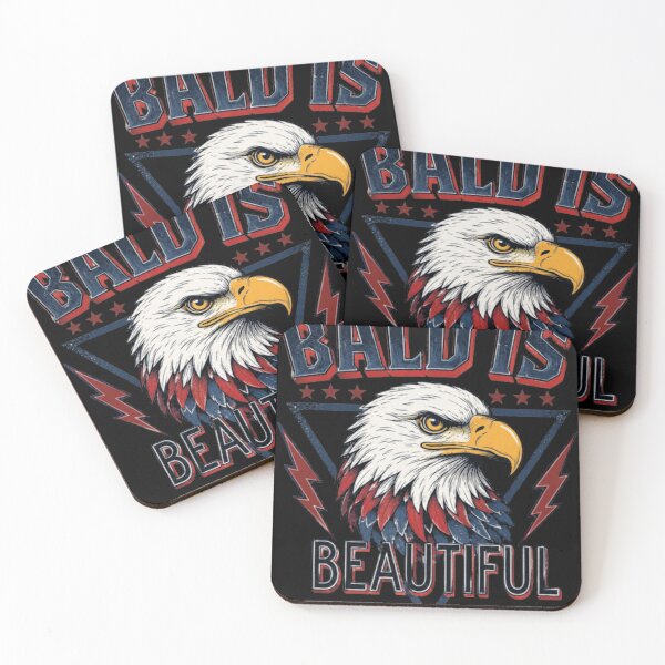 Item preview, Bald Is Beautiful Eagle Funny Patriotic For Baldin designed and sold by Whatanartz.
