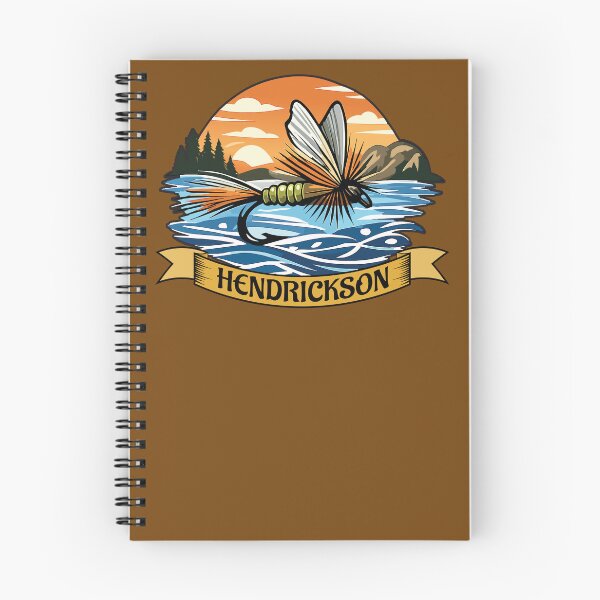 Item preview, Highly excepted dry fly pattern "Hendrickson mayfly" custom patch illustration. designed and sold by Art-Horizon.