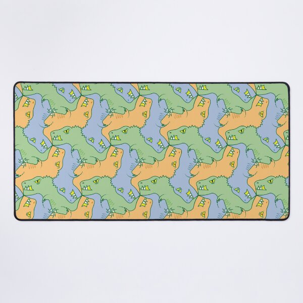 Item preview, Cute Evil Dino Tessellation Escher-style designed and sold by kobyakov.