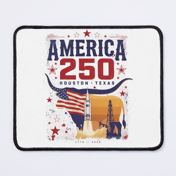 Item preview, America 250 Houston Texas T-Shirt | Longhorn Space City Patriotic 1776-2026 Tee v2 designed and sold by DarylWelsh2024.
