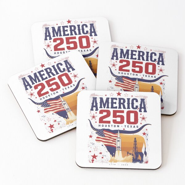 Item preview, America 250 Houston Texas T-Shirt | Longhorn Space City Patriotic 1776-2026 Tee v2 designed and sold by DarylWelsh2024.