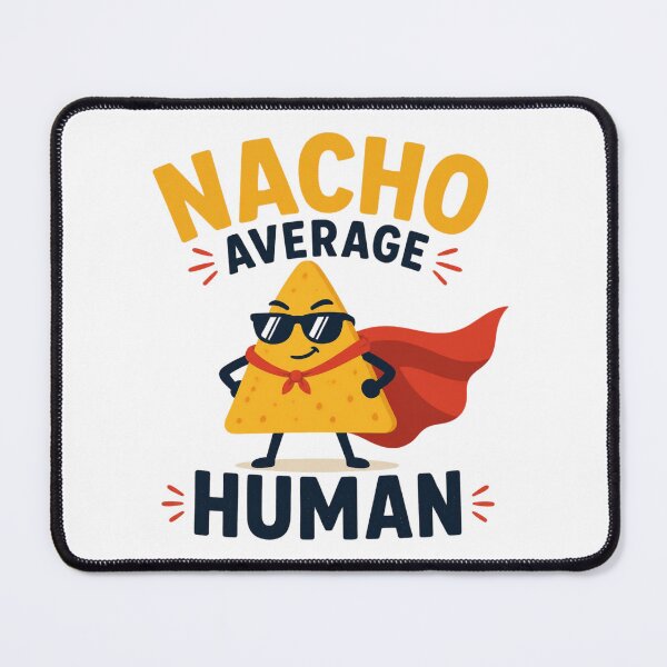 Item preview, Nacho Average Human Funny Chip Superhero designed and sold by Cerys-GS.