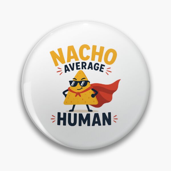 Item preview, ​Nacho Average Human Funny Chip Superhero designed and sold by Cerys-GS.