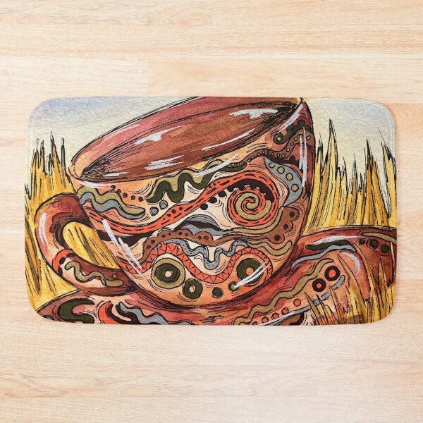 Item preview, Coffee Cup Touch Down  designed and sold by theclevercorvid.
