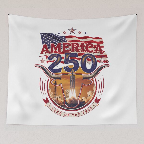 Item preview, America 250 Houston Texas T-Shirt | Longhorn Space City Patriotic 1776-2026 Tee v4 designed and sold by DarylWelsh2024.