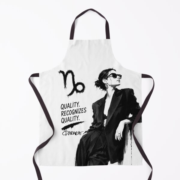 Item preview, Capricorn Zodiac Sign Quality Recognizes Quality Ink Fashion Art designed and sold by ferquirarte.