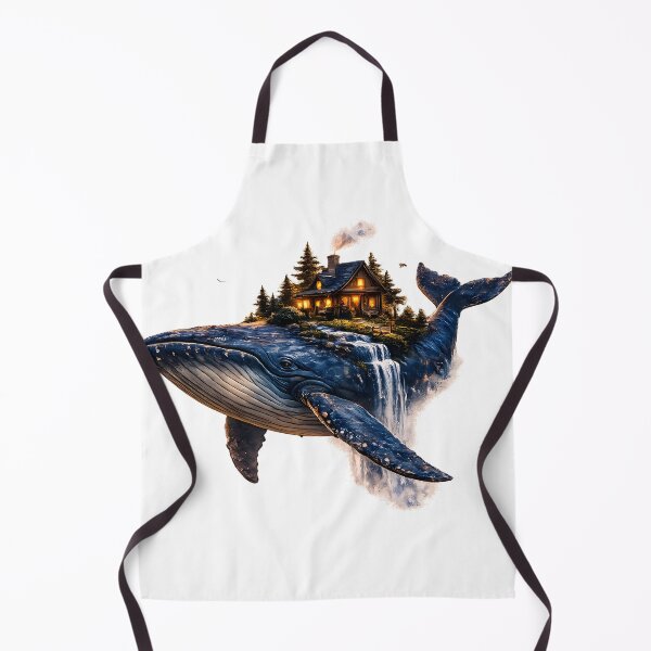 Item preview, Sky Whale – Floating Cottage Fantasy designed and sold by WonderDokkan.