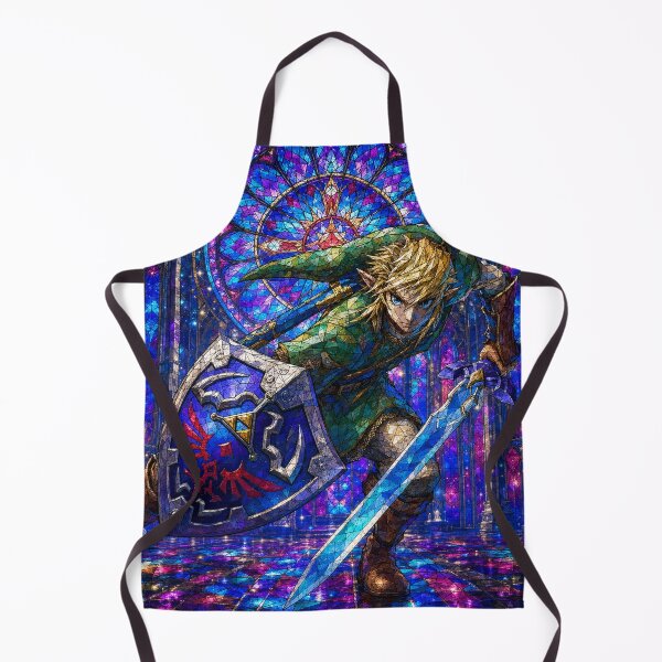 Artikelvorschau, Link, Held von Hyrule in Buntglas entworfen und verkauft von Pixel Otaku Gallery.