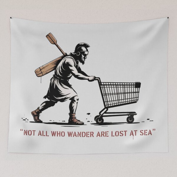 Item preview, The Odyssey - Not all who wander are lost at sea designed and sold by 123ks.