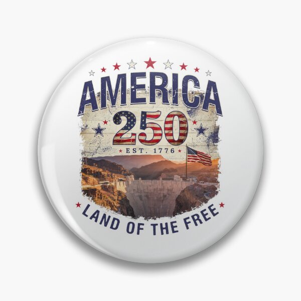 Item preview,  America 250 Hoover Dam T-Shirt | Patriotic Canyon Landmark 1776-2026 Tee v2 designed and sold by DarylWelsh2024.