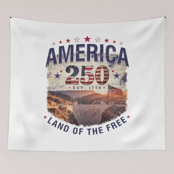 Item preview,  America 250 Hoover Dam T-Shirt | Patriotic Canyon Landmark 1776-2026 Tee v2 designed and sold by DarylWelsh2024.